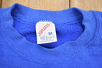 Vintage 1990s Blank 'Jerzees' Blue Crewneck Sweatshirt