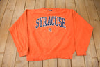 Vintage 1990s Syracuse University Embroidered Collegiate Crewneck Size L