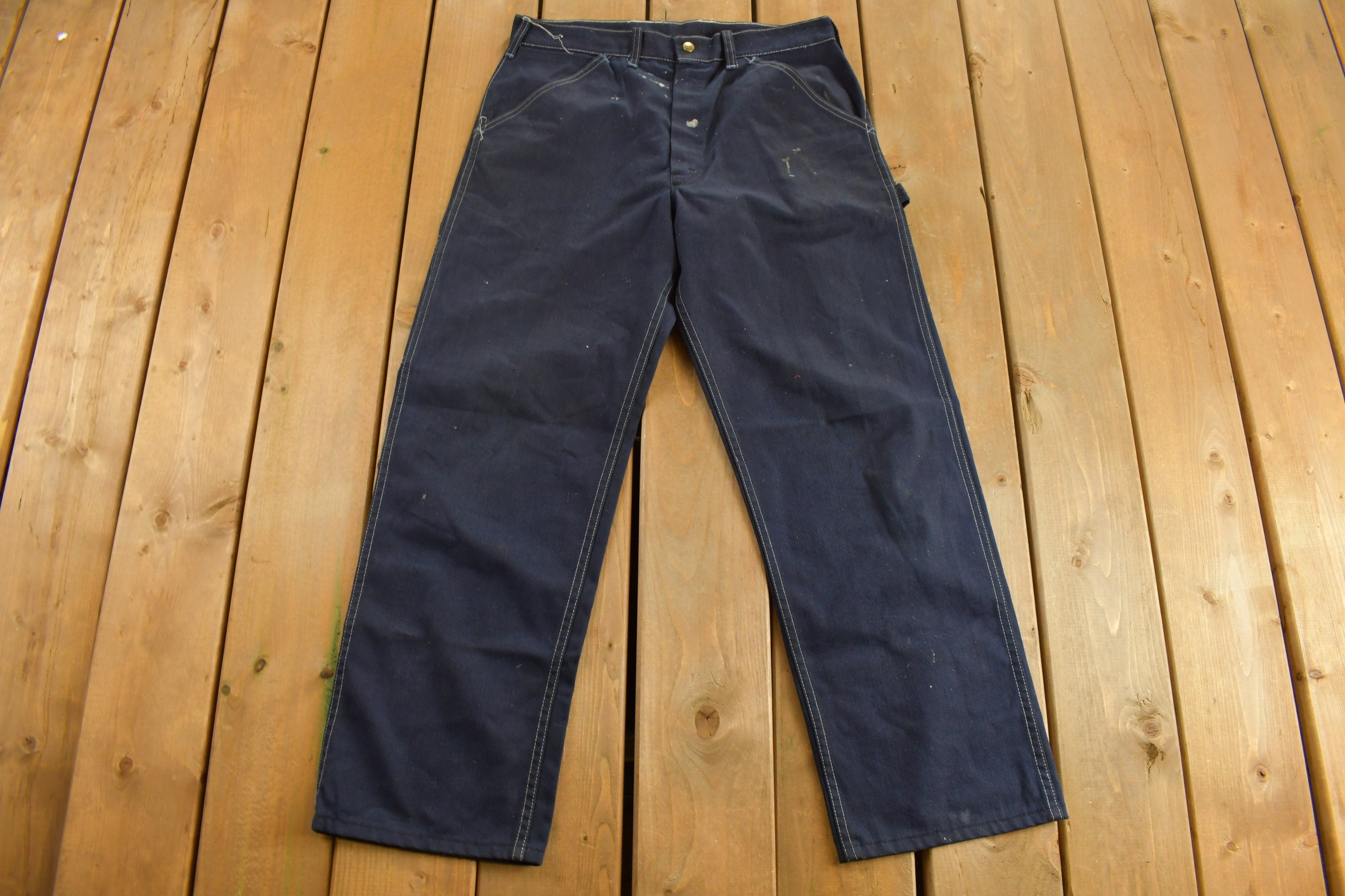 Vintage 1980s Sears Union Made Denim Jeans Size 33 x 28.5