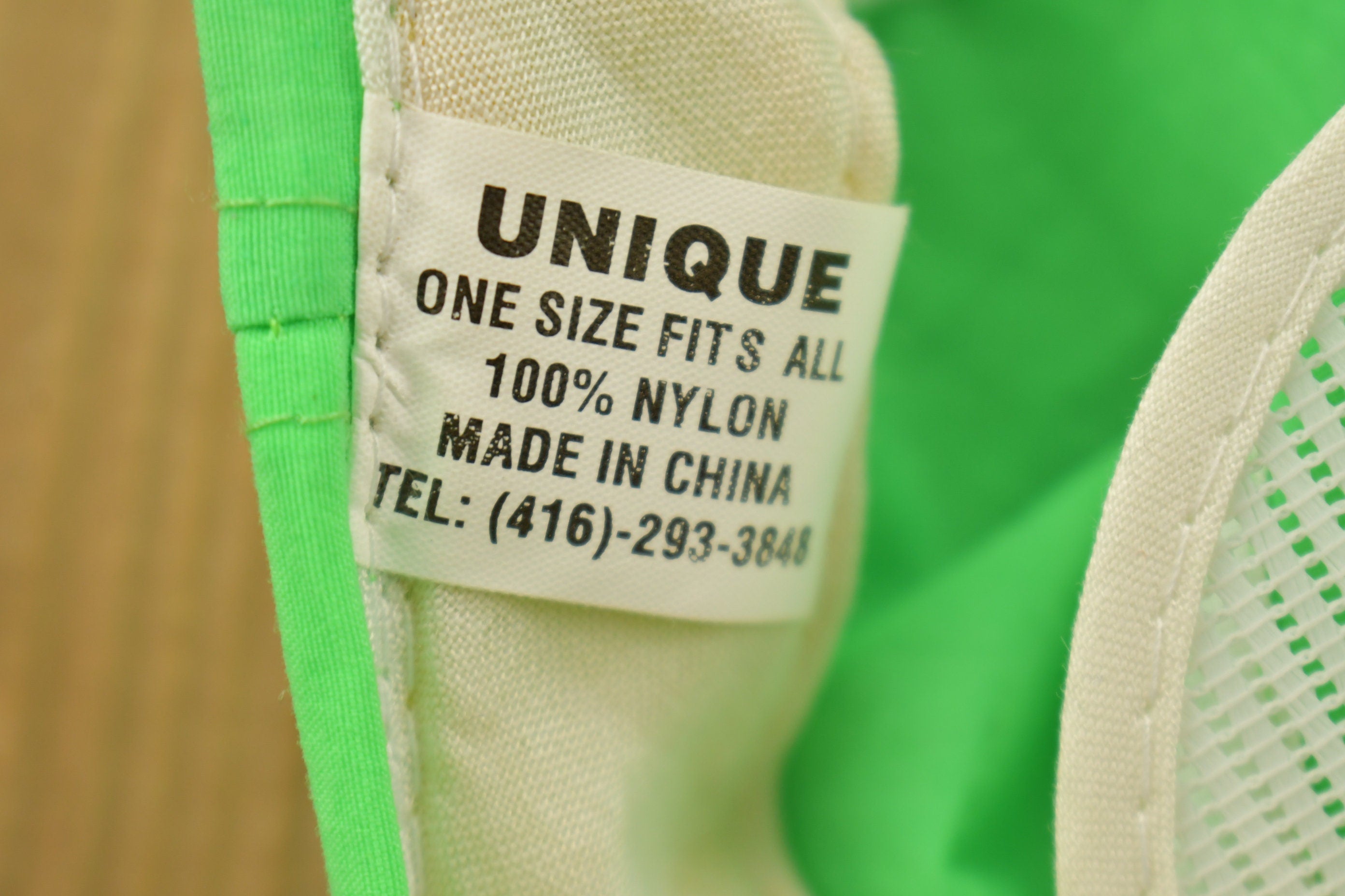 Vintage 1980s Lime Green Snap Back Hat
