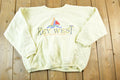 Vintage 1980s Key West Florida Crewneck Sweatshirt Mens L