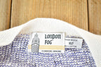 Vintage 1990s London Fog Knit Abstract Pattern Cardigan Sweater Mens XL