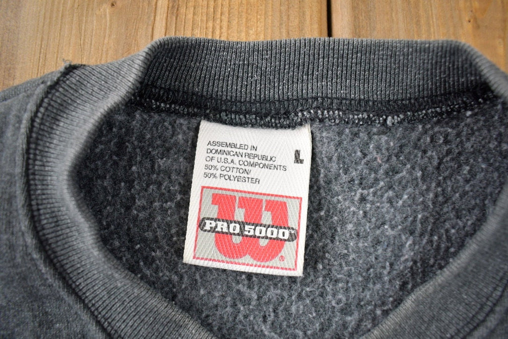 Vintage 1990s Wilson Pro 5000 Crewneck Sweatshirt Made In USA