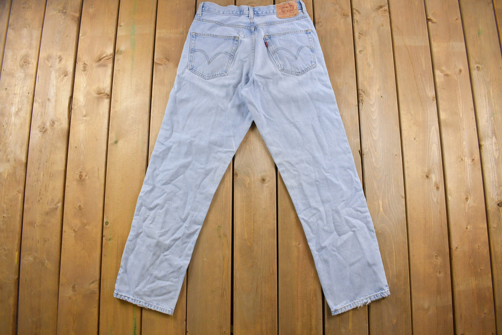Vintage Y2K Levi's 550 Red Tab Relaxed Fit Denim Jeans Size 30 x 31
