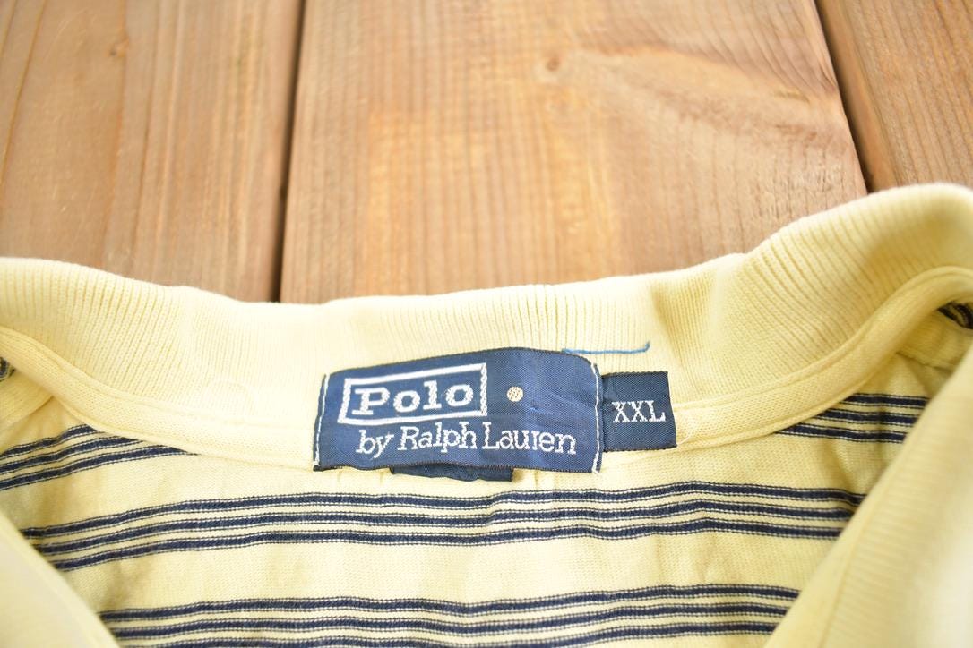 Vintage 1990s Polo Ralph Lauren Striped Short Sleeve Shirt