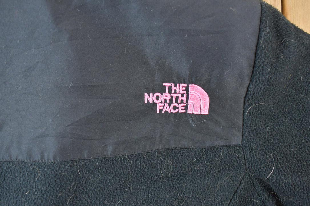Vintage 1990s The North Face Fleece Pink Logo Sweater  Outdoorsman  90s Sweater  Streetwear  Hiking  Fleece Zip up