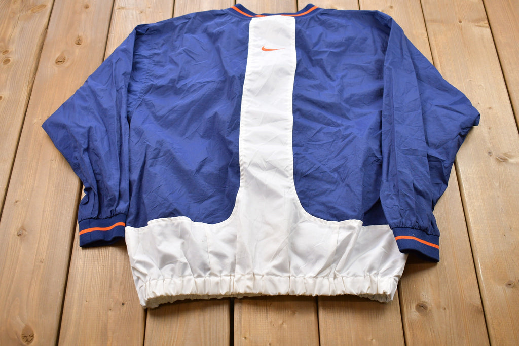 Vintage 1990s Kids Nike Embroidered Mini Swoosh Pullover Windbreaker