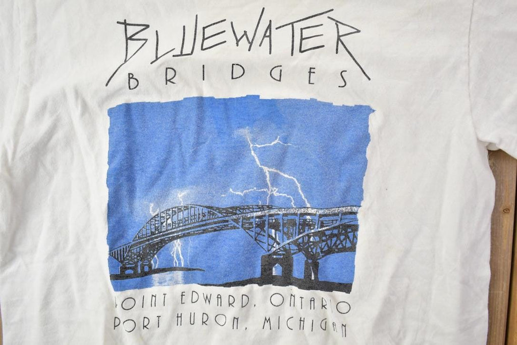 Vintage 1990s Bluewater Bridges Souvenir T-Shirt