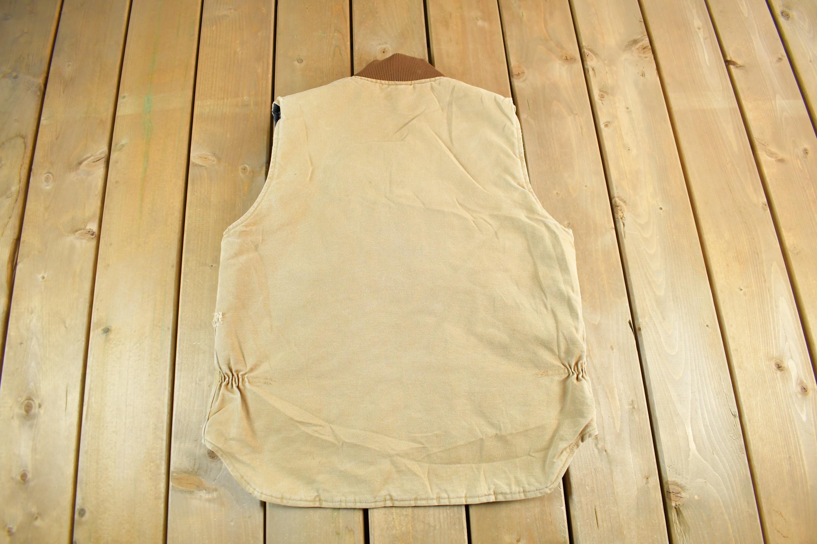 Vintage 1990s Carhartt Vest Jacket Mens Medium