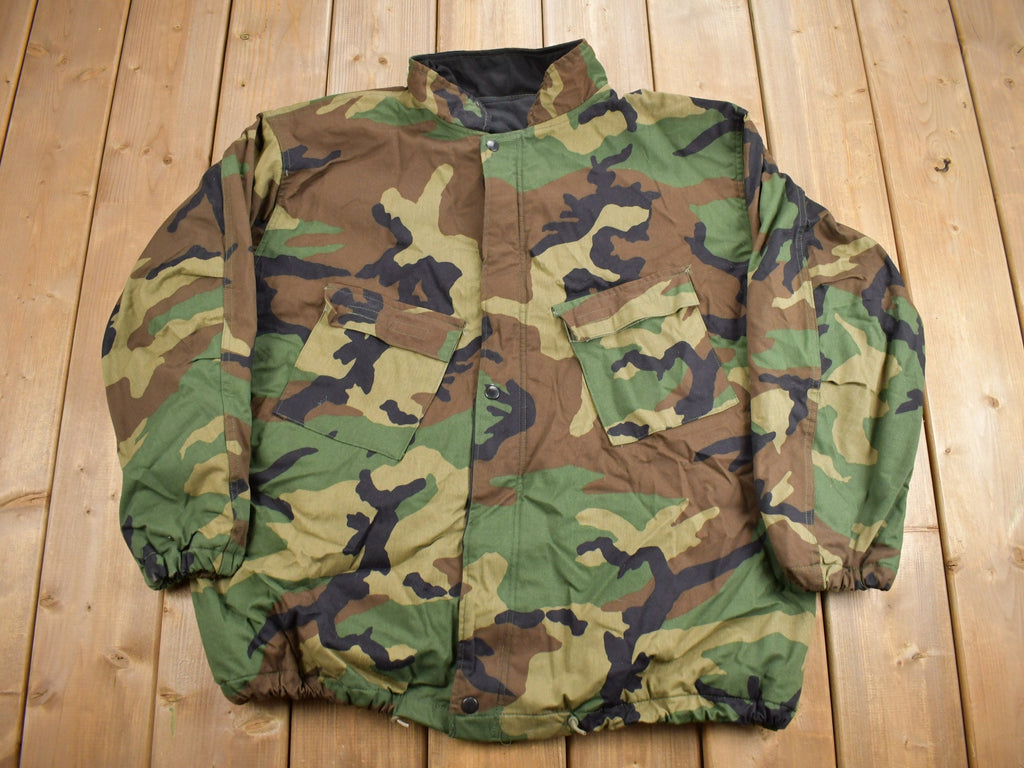 Vintage 1983 Army Military Chemical Protective Suit Jacket