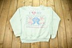 Vintage 1990s Cute Teddy Bear Theme Crewneck Sweater