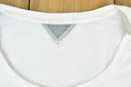 Women Vintage Vigoss Y2K Blank White T-Shirt Vigoss Grunge Skull Print