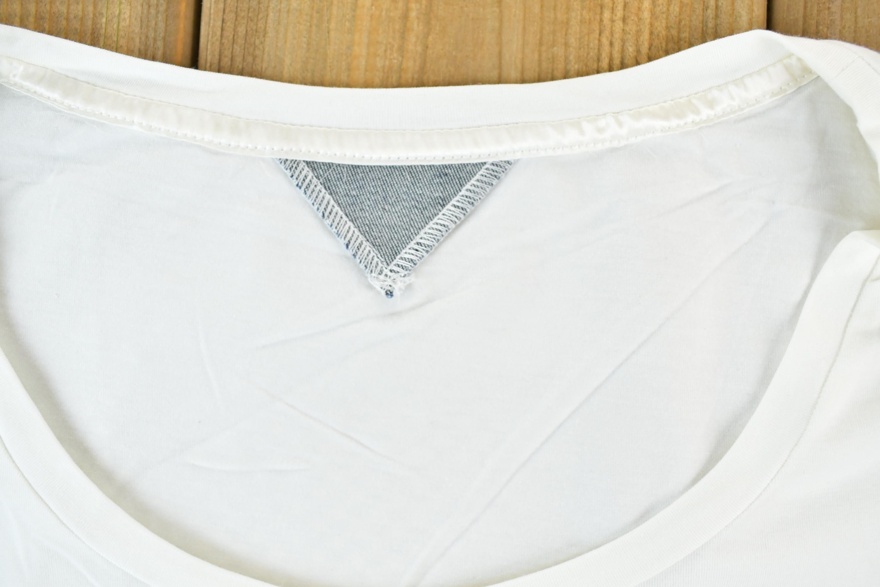 Women Vintage Vigoss Y2K Blank White T-Shirt Vigoss Grunge Skull Print