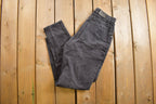 Vintage 1980s LEE Black Jeans Size 25 x 28