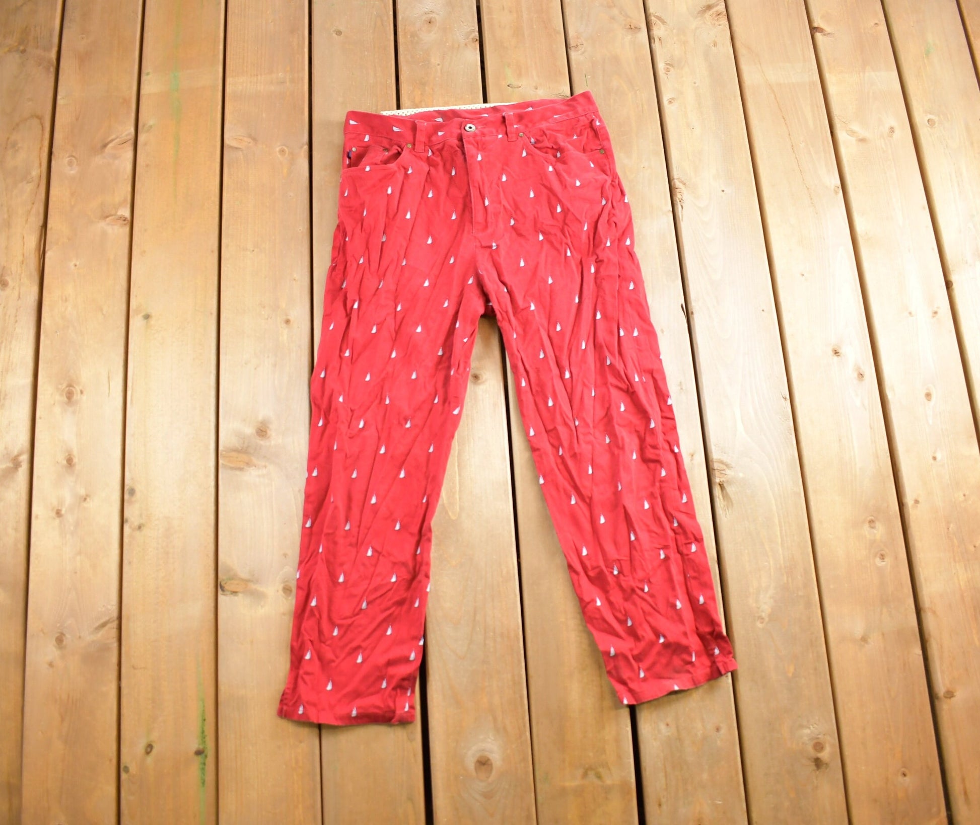 Vintage 2000s Ralph Lauren Sailboat Pants Size 34x26