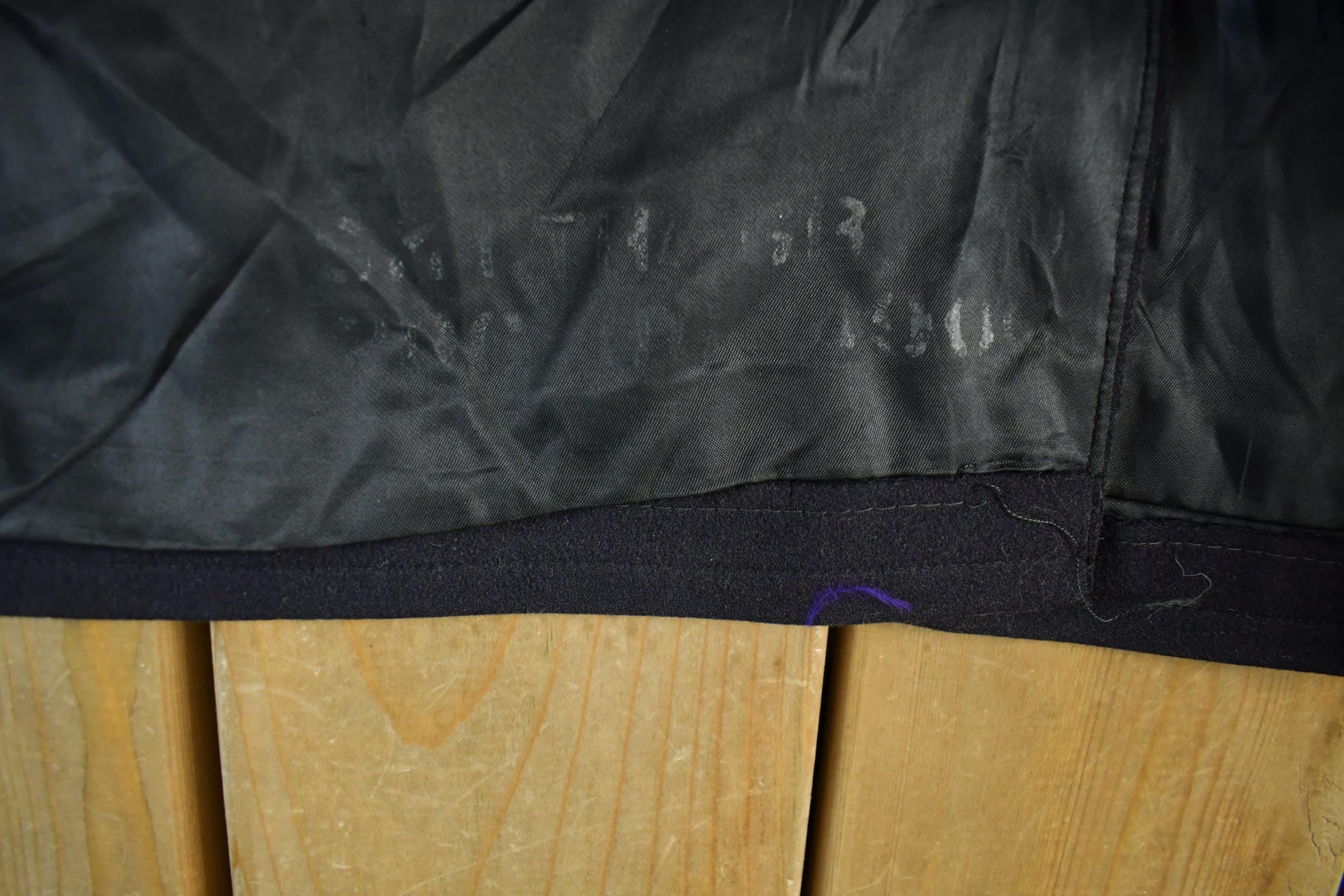 Vintage 1940s WW2 Era Naval Wool Coat Men's Small /
