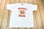 Vintage 1990s Single Stitch Bingo Bug Graphic T-Shirt
