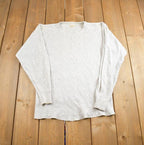 Vintage 1980s St. Johns Bay Thermal Crewneck Made In Canada