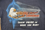 Vintage 1990s Harley Davidson Takin Pride In What You Ride T-Shirt