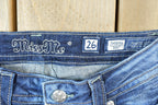 Vintage Y2K Miss Me Bedazzled Low Rise Jeans Size 26x31