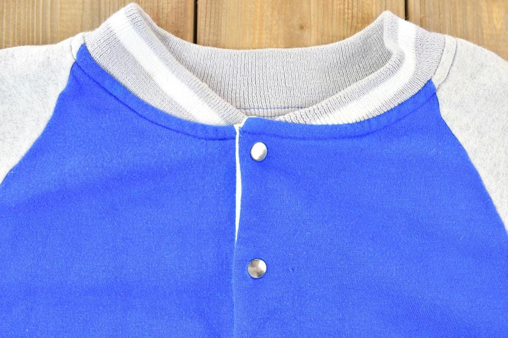 Vintage 1980s Jaguar Quarter Button Outdoorsman Crewneck Sweatshirt