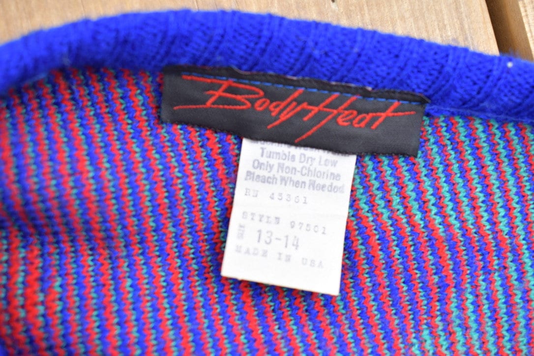 Vintage 1980s Knitted Sweater Dress