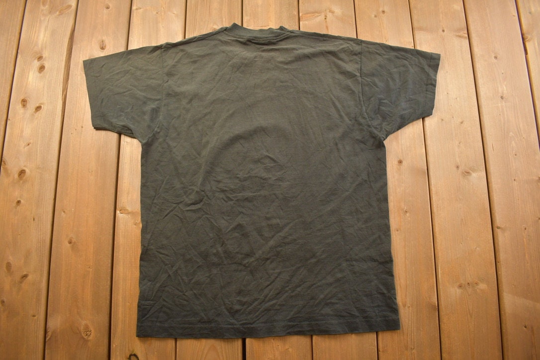 Vintage 1990s Semi Truck Themed Graphic T Shirt