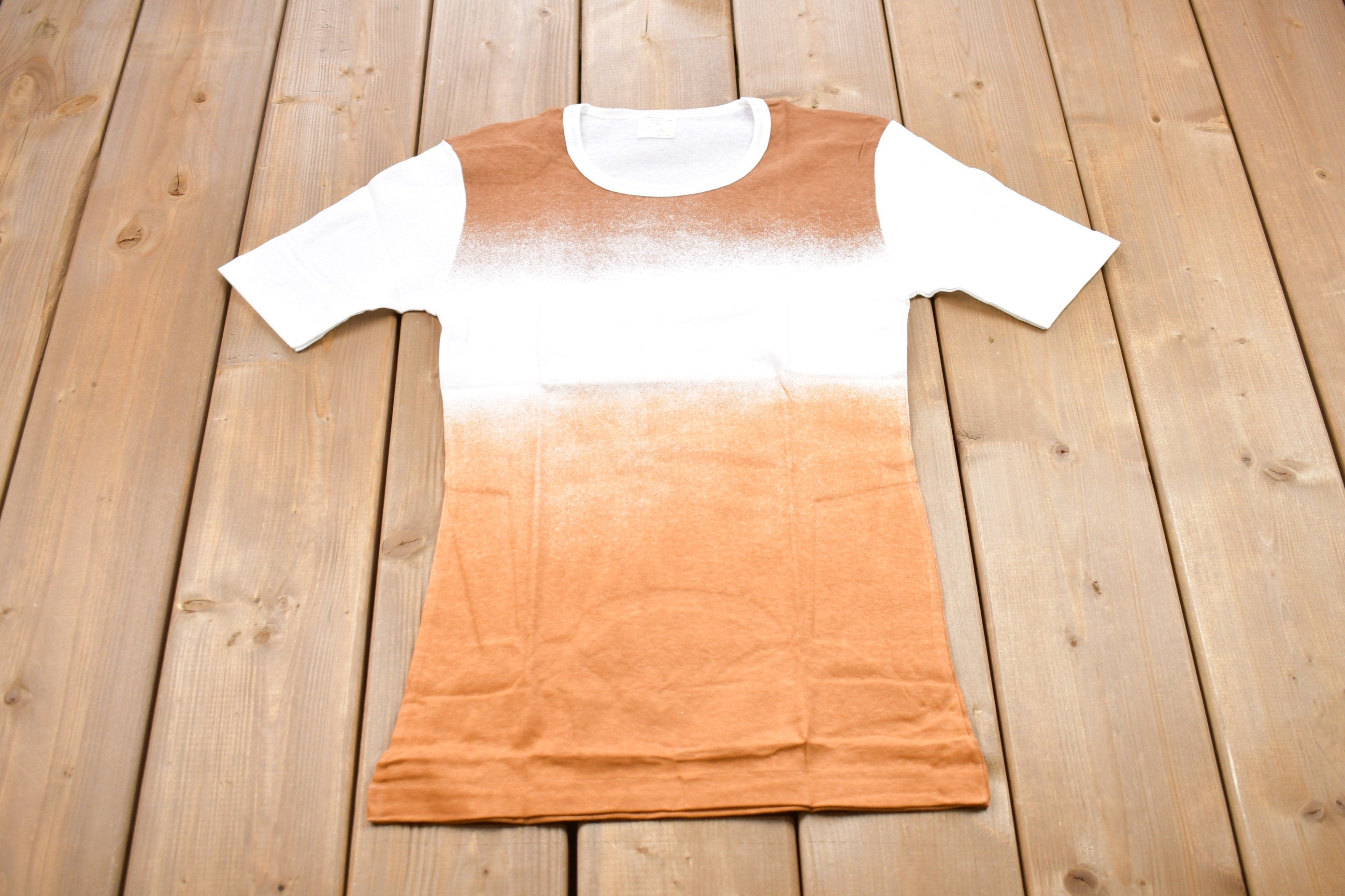 Vintage 1970s Contrast Faded Graphic T-Shirt