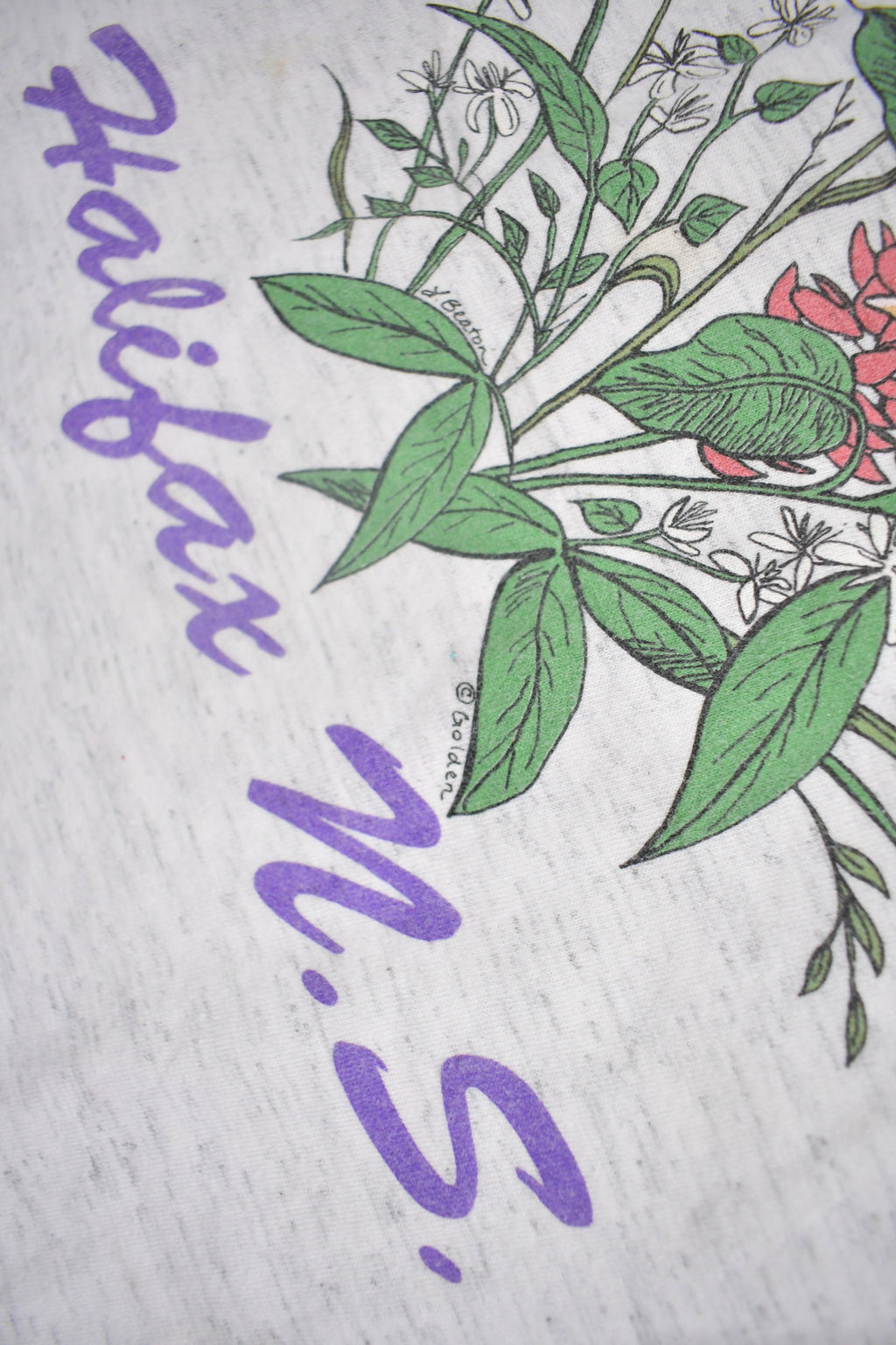 Vintage 1980s Halifax Nova Scotia Souvenir T Shirt
