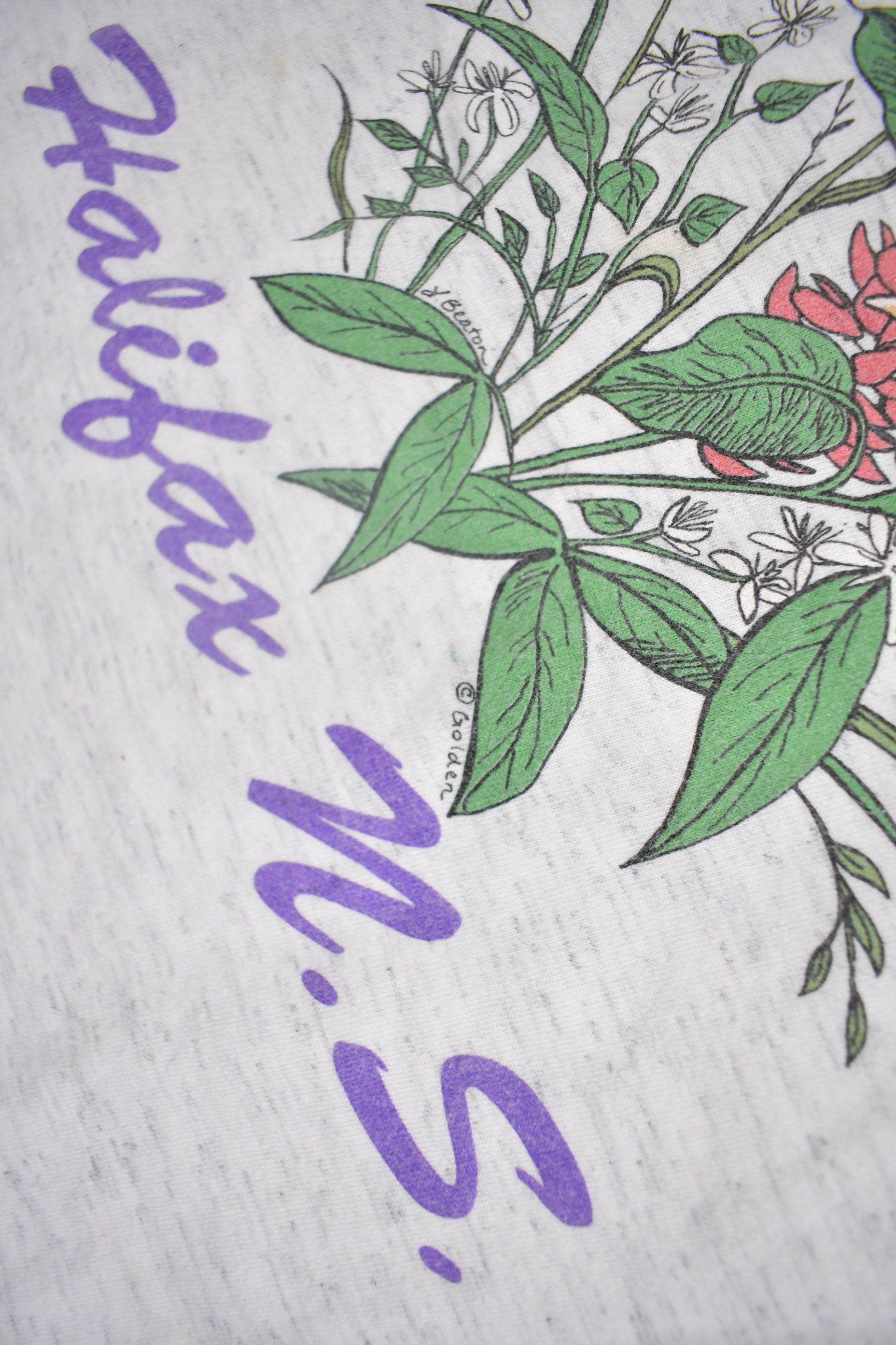 Vintage 1980s Halifax Nova Scotia Souvenir T Shirt