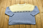 Vintage 90'S Knitted Sweater Made In USA