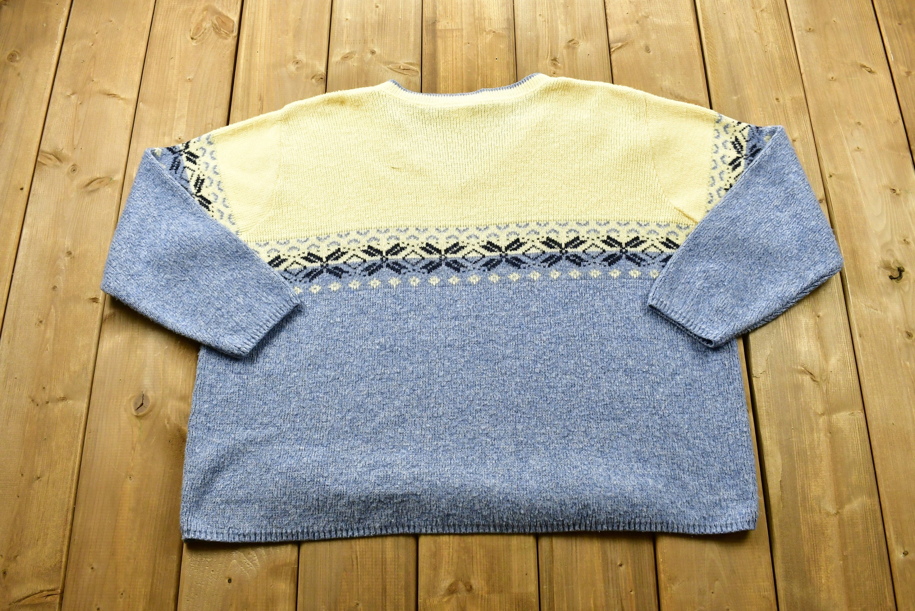 Vintage 90'S Knitted Sweater Made In USA
