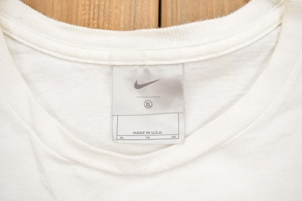Vintage 1990s Grey Tag Nike Graphic T-Shirt Made In USA