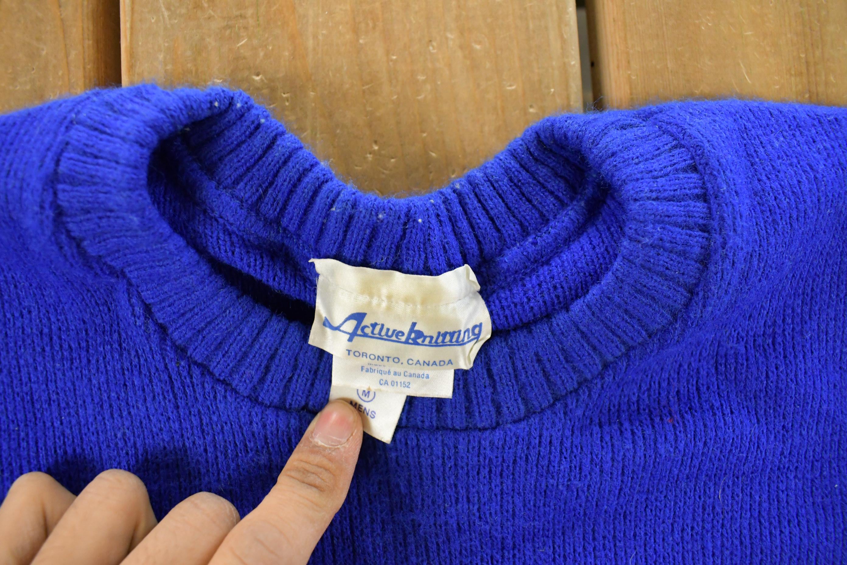 Vintage 1990s Diet Pepsi Knit Crewneck Sweater Men's Medium