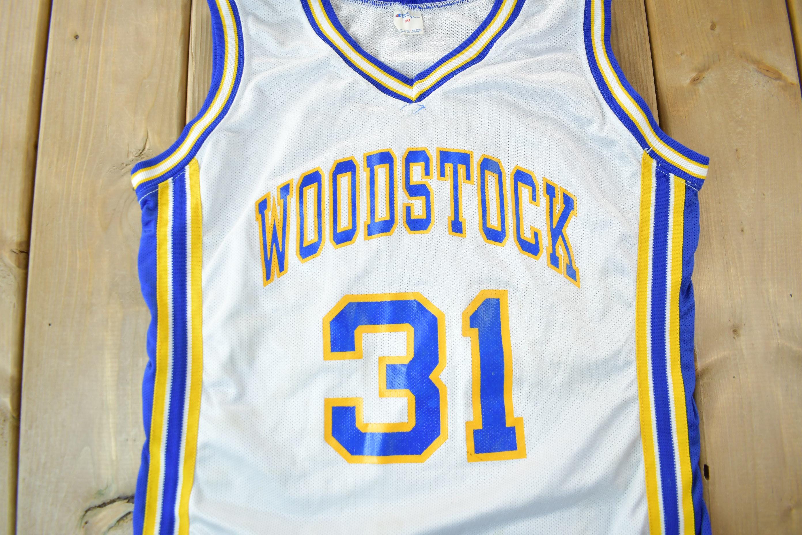 Vintage 1980s Woodstock Lady Champion basketball Jersey