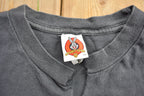 Vintage 1990s Trick Or Treat Looney Toons Cartoon T-Shirt  90s Graphic Tee  TV Promo T Shirt