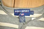 Vintage 1990s Polo Sport Ralph Lauren Striped Henley T-Shirt