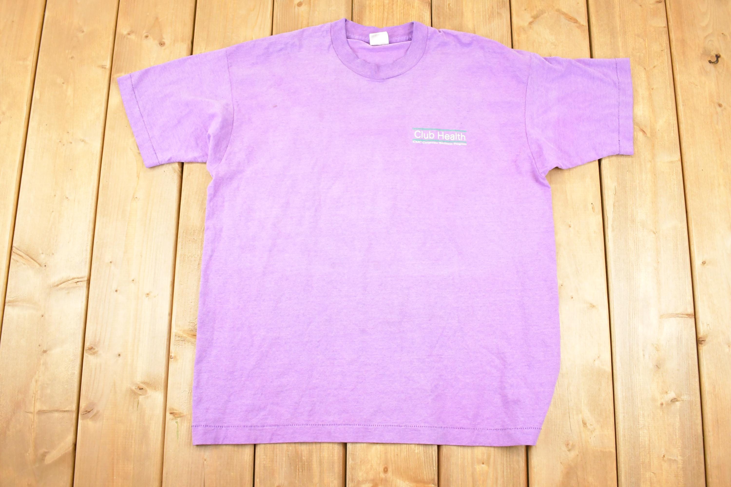 Vintage 1990s Club Health Souvenir Travel T-Shirt Men's L