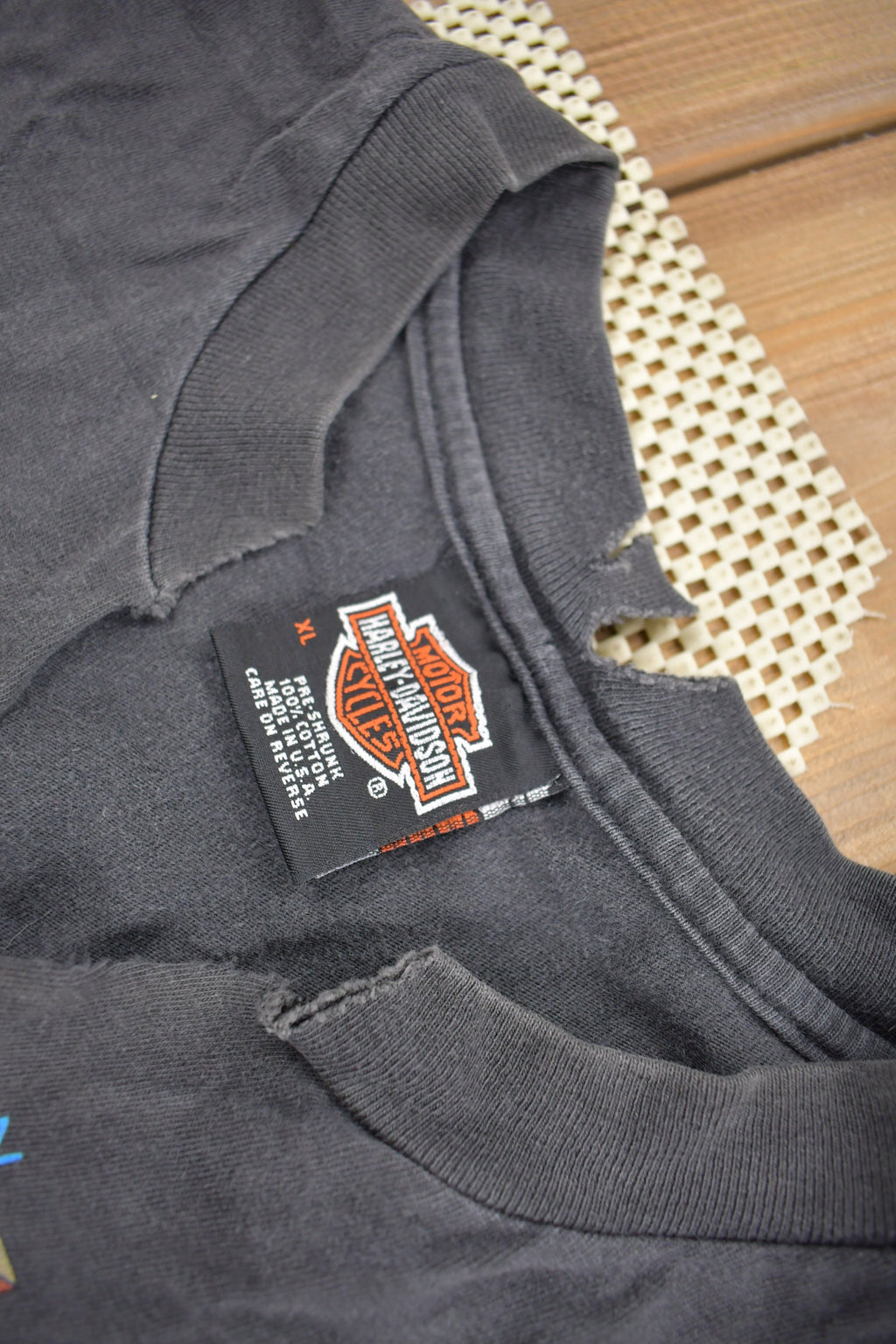 Vintage 1997 A.D. Farrow Co Harley Davidson Columbus Ohio T-Shirt