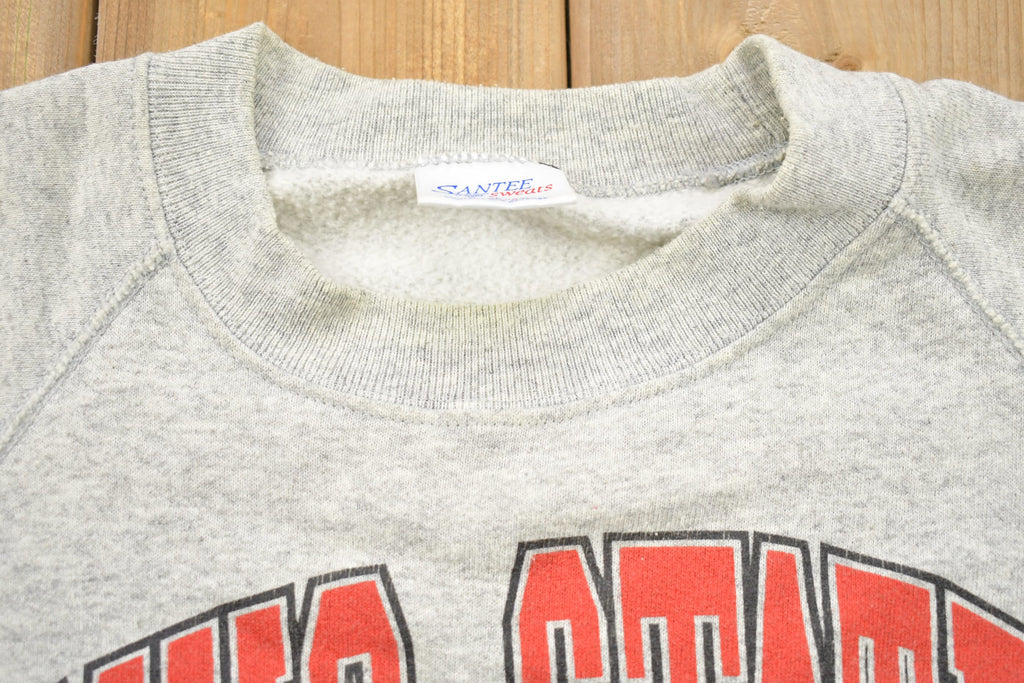 Vintage 1990s University Of Ohio State Collegiate Crewneck  Embroidered  NCAA Sweatshirt  Sportswear  Americana  Made In USA