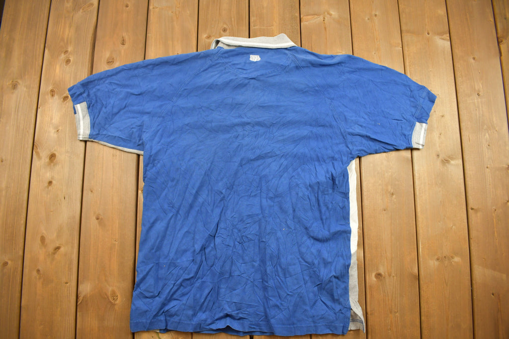 Vintage 1990s Indianapolis Colts NFL Graphic Golf Shirt