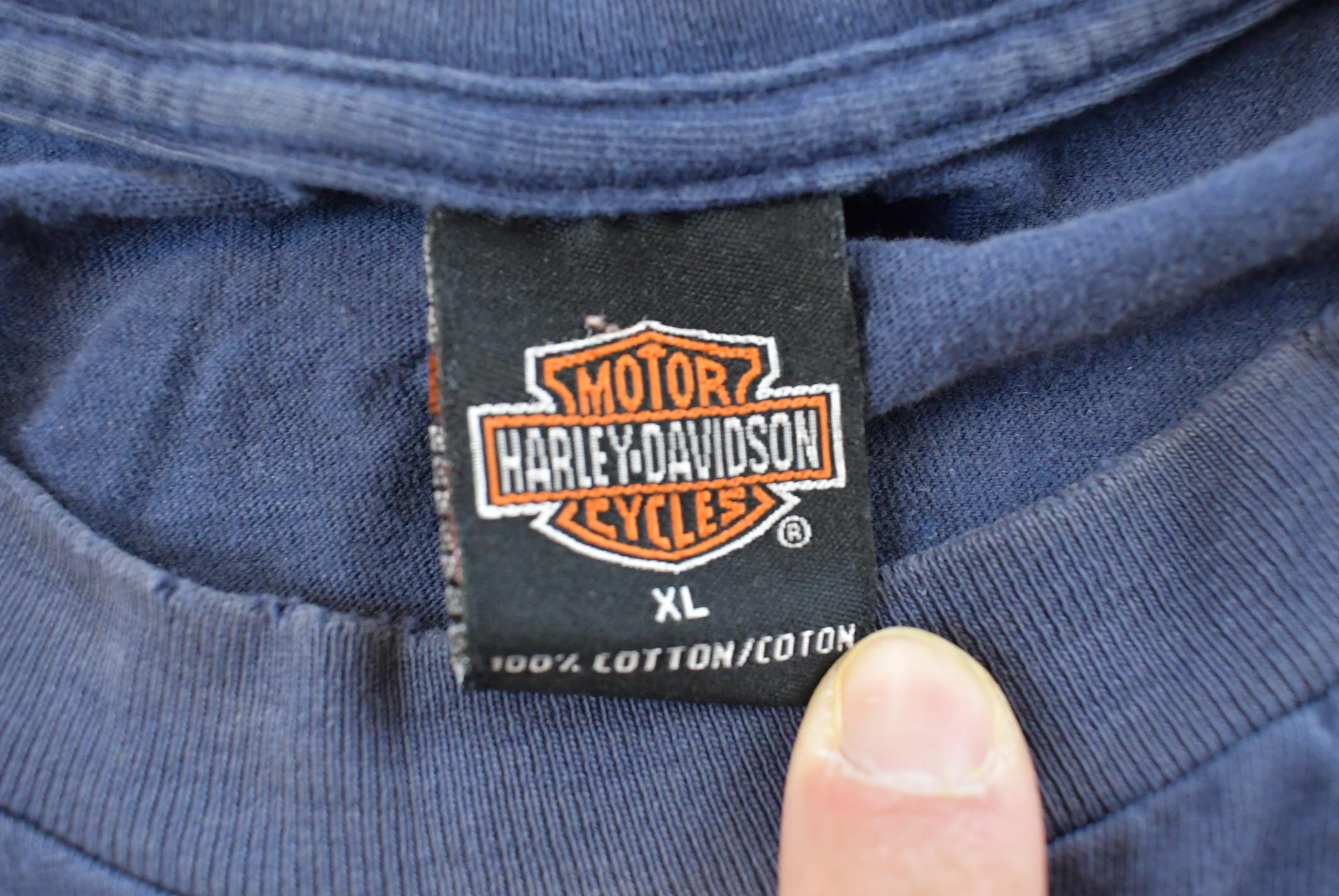 Vintage 1990s Harley Davidson Motorcycles Faded T-Shirt Made In USA Mens XL