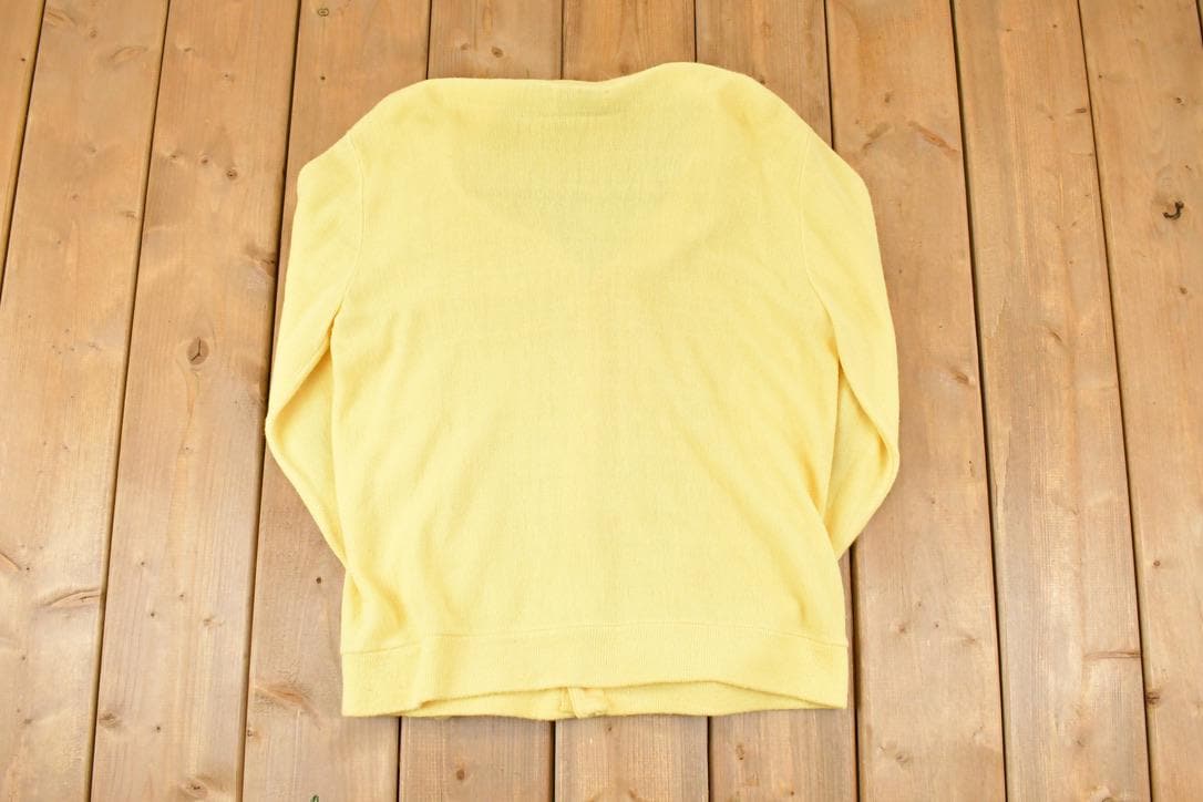 Vintage 1970s Royal Golf Clothing Cardigan Sweater Men's S