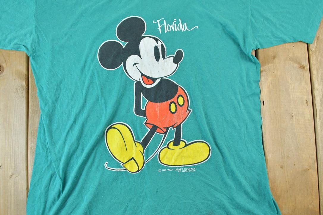 Vintage 1980s Mickey Mouse Florida T-Shirt
