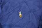 Vintage 1990s Polo Ralph Lauren Knit Quarter Zip Mock Neck Sweater