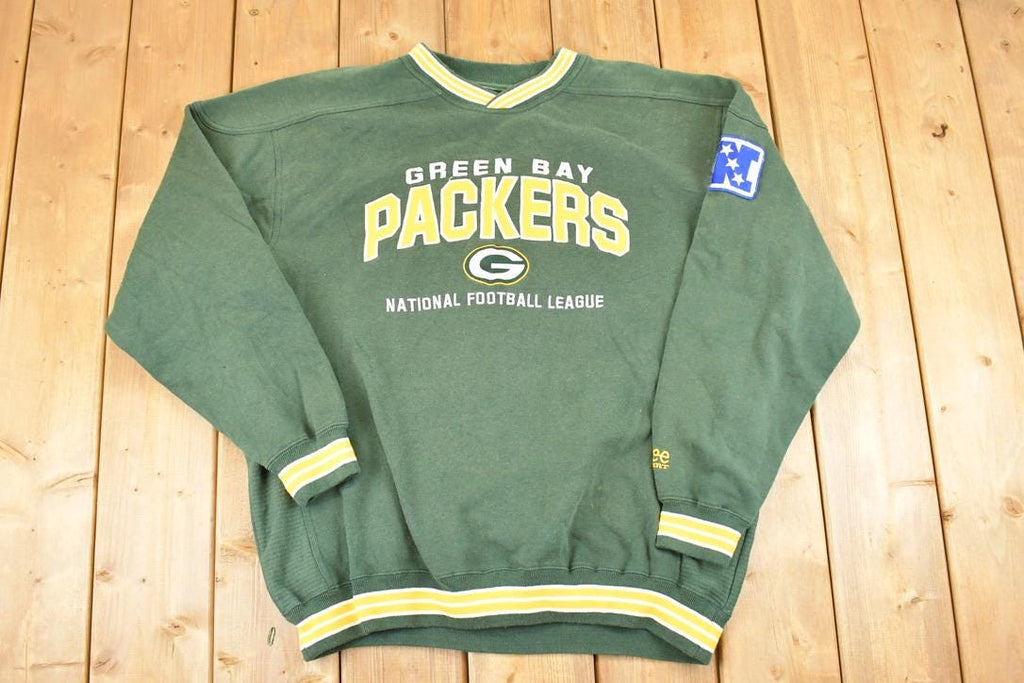 Vintage 1990s Green Bay Packers Lee Sport Embroidered NFL Crewneck Sweatshirt Mens XL