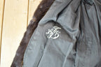 Vintage 1970s Brown Mink Fur Coat Made In USA