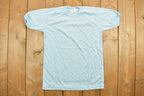 Vintage 1980s Blue Blank T Shirt
