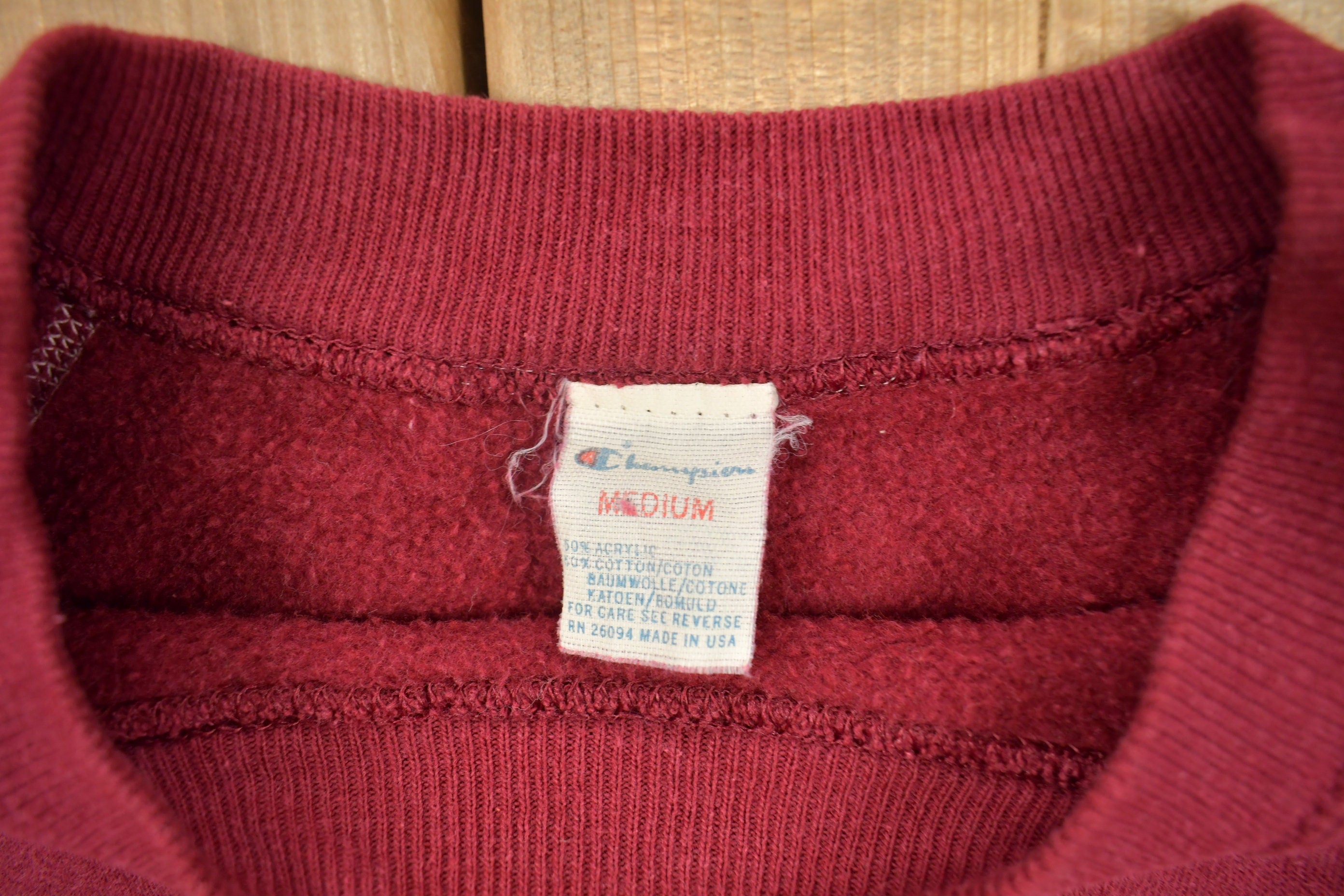 Vintage 1990s Champion Blank Crewneck Sweatshirt