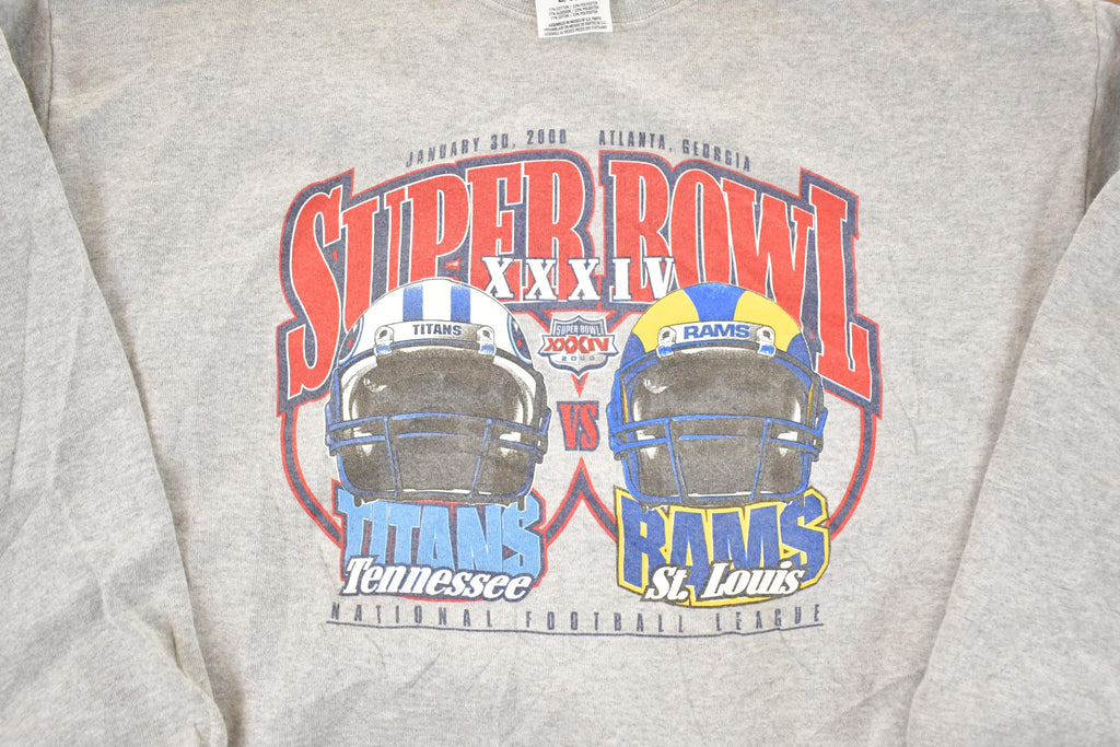Vintage 2000 Tennessee Titans Super bowl NFL Crewneck Sweatshirt Men's M